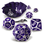 Immagine del prodotto Enhance Tabletop Series Set di dadi RPG in metallo viola (7)