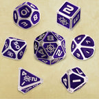 Immagine del prodotto Enhance Tabletop Series Set di dadi RPG in metallo viola (7)