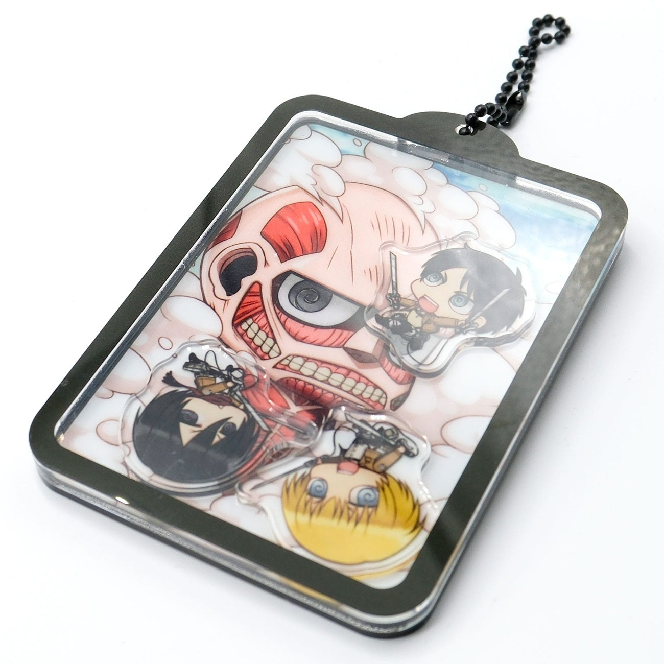 Product image Attack on Titan Shaker Acrylic Keychain Kawaii Attack!