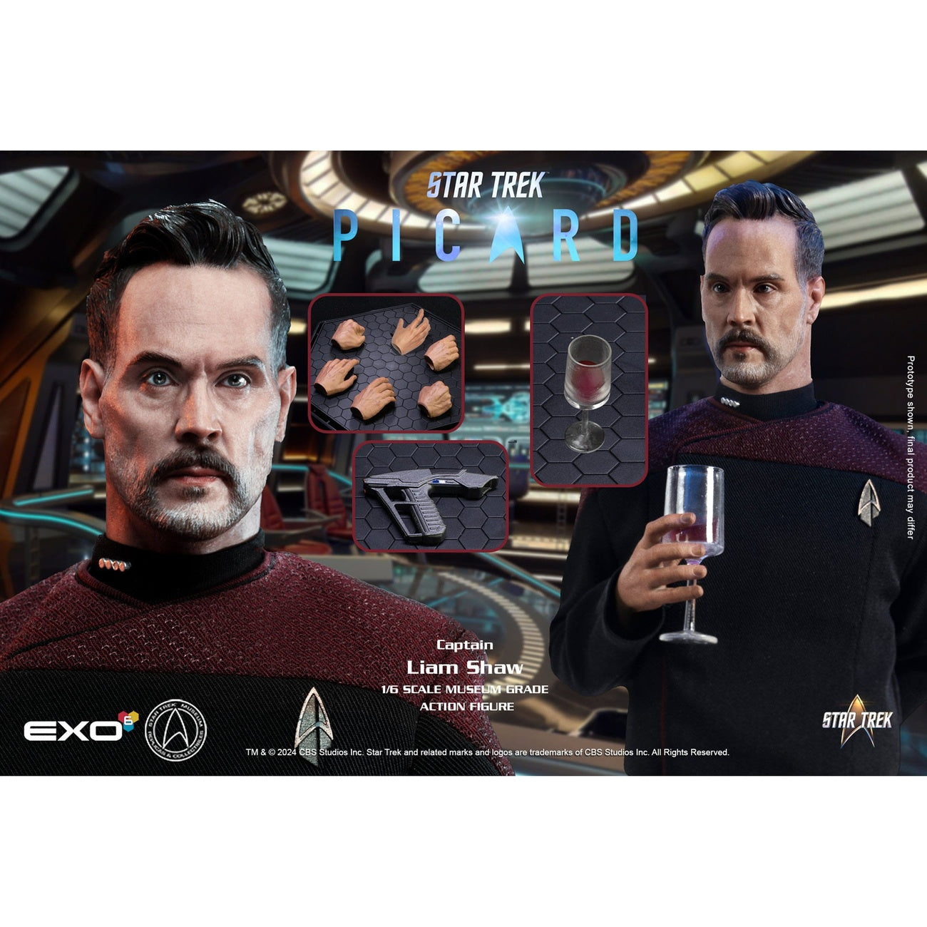 Immagine del prodotto Star Trek: Picard action figure 1/6 Captain Liam Shaw 30 cm