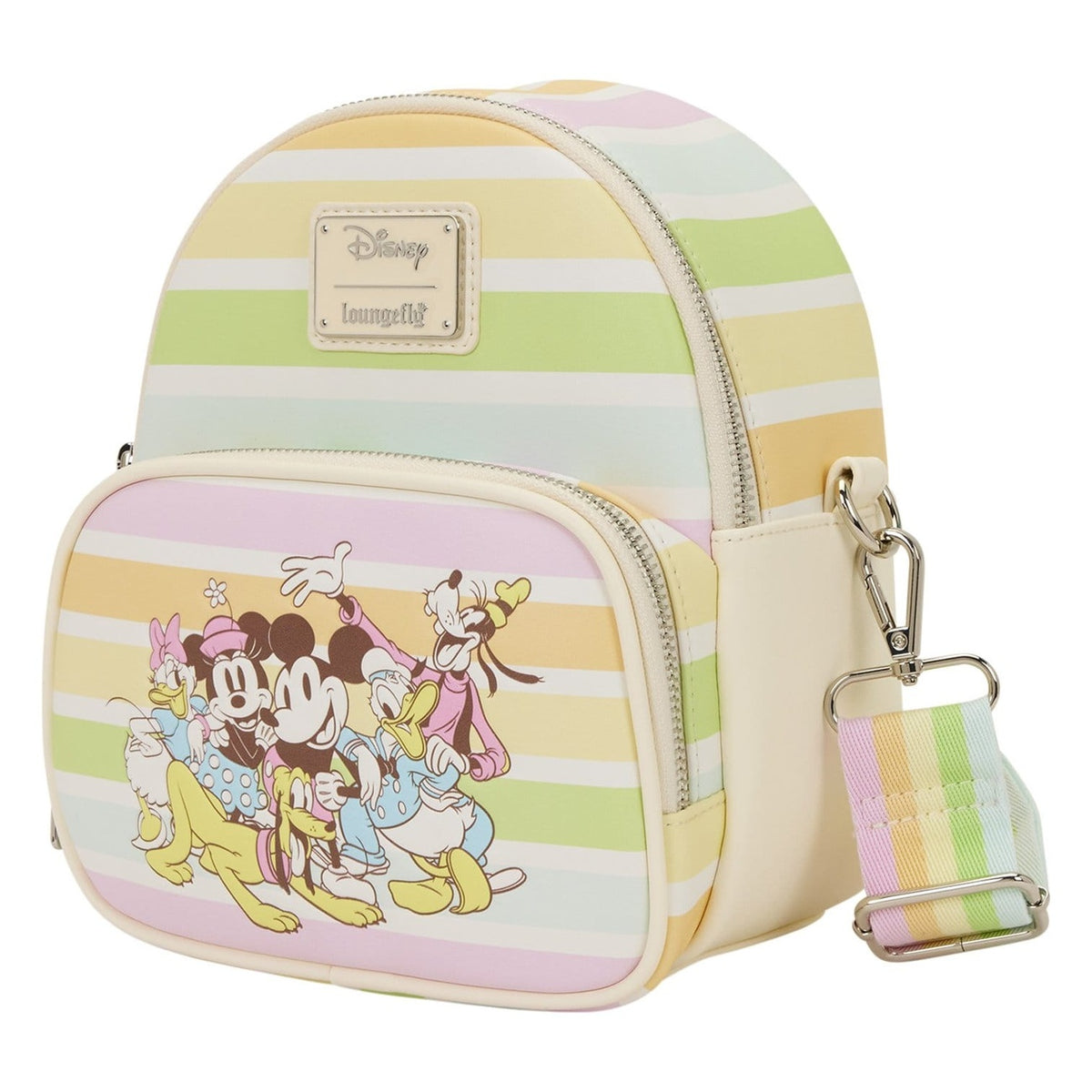Immagine del prodotto Disney by Loungefly borsa a tracolla Mickey and Friends Rainbow Stripes
