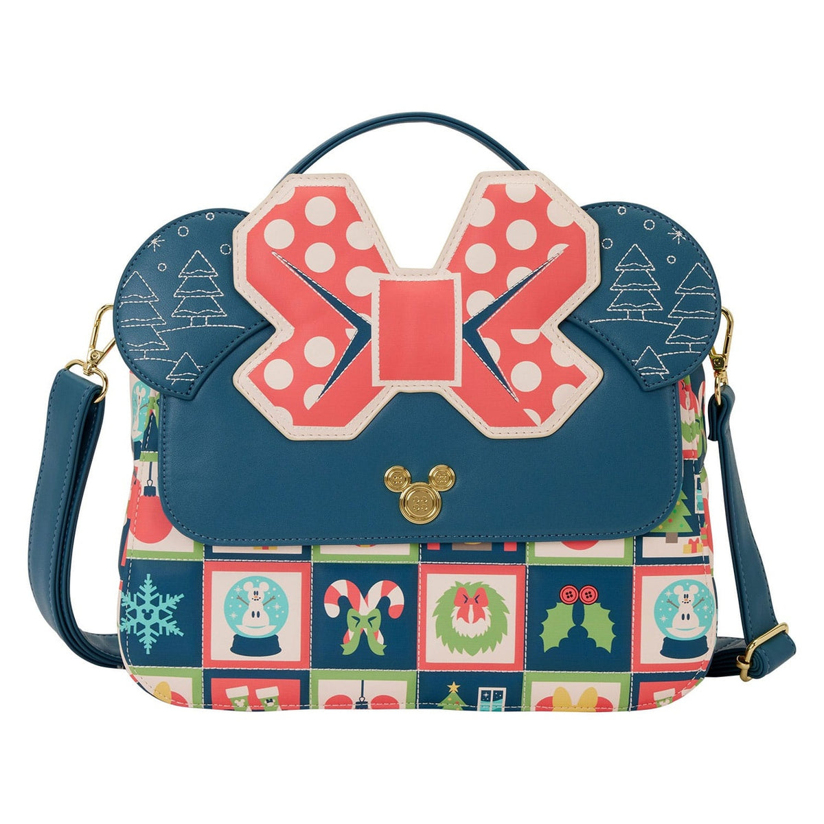 Immagine del prodotto Disney by Loungefly Borsa a tracolla Mickey and Minnie Holiday