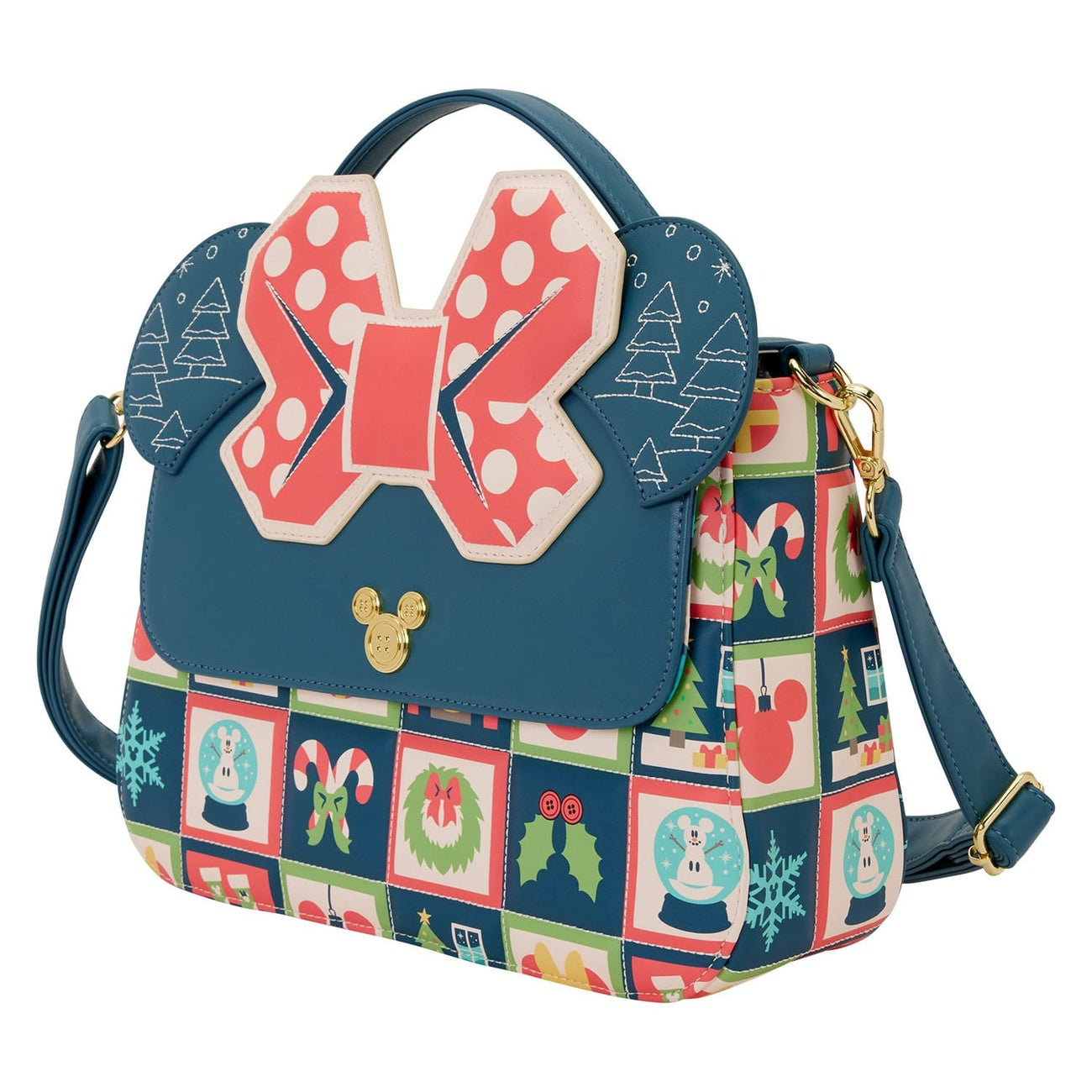 Immagine del prodotto Disney by Loungefly Borsa a tracolla Mickey and Minnie Holiday