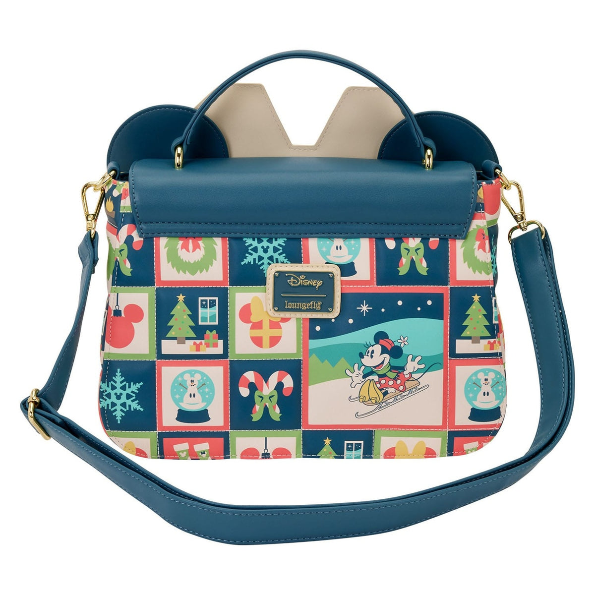 Immagine del prodotto Disney by Loungefly Borsa a tracolla Mickey and Minnie Holiday
