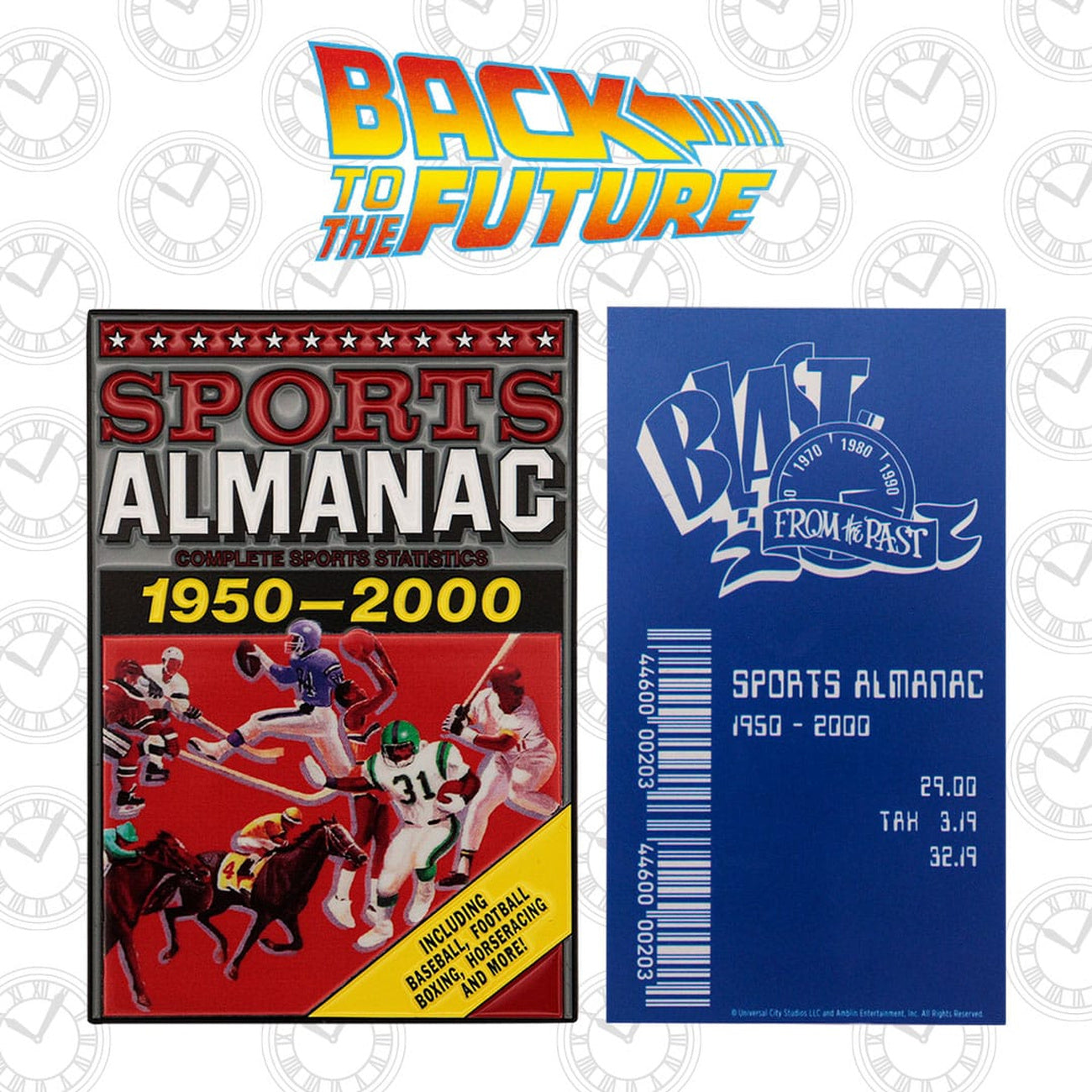 Product image Back to the Future Metal Bar Sports Almanac Limited Edition