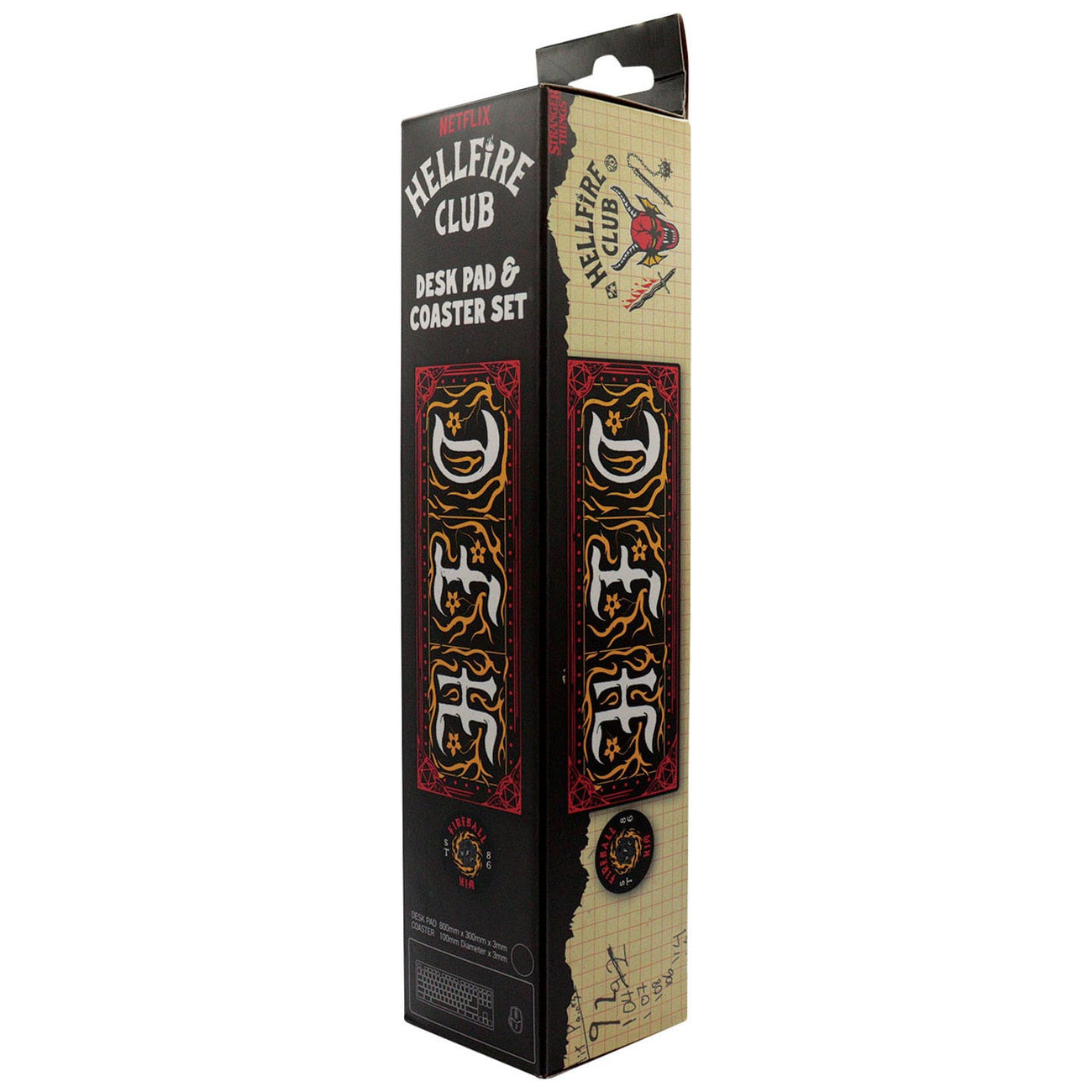 Product image Stranger Things Desk Pad & Coasters Hellfire Club