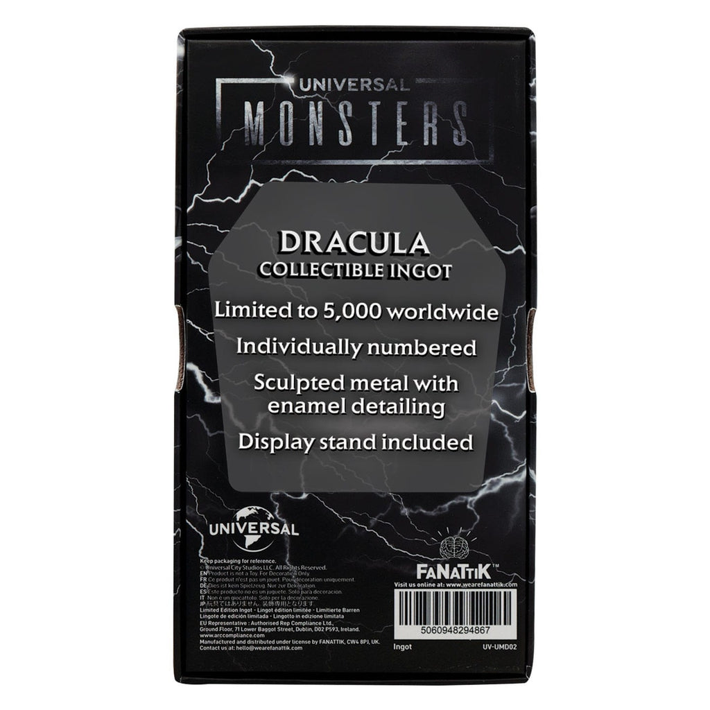 Immagine del prodotto Universal Monsters Lingotto in metallo Dracula Edizione Limitata