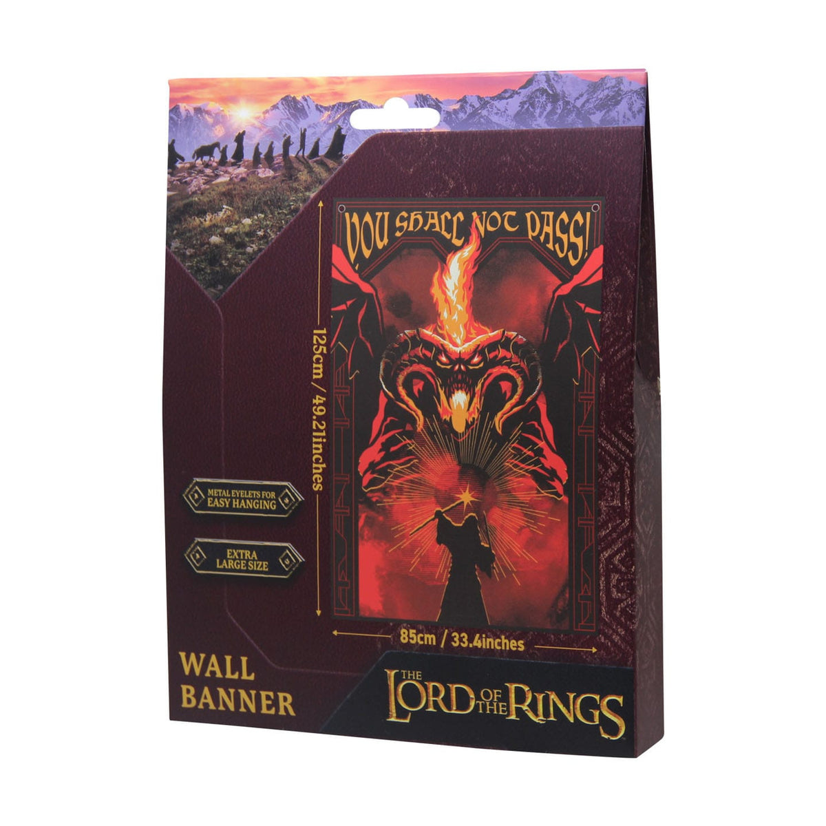 Immagine del prodotto Il Signore degli Anelli Arazzo da parete You shall not pass! 125 x 85 cm
