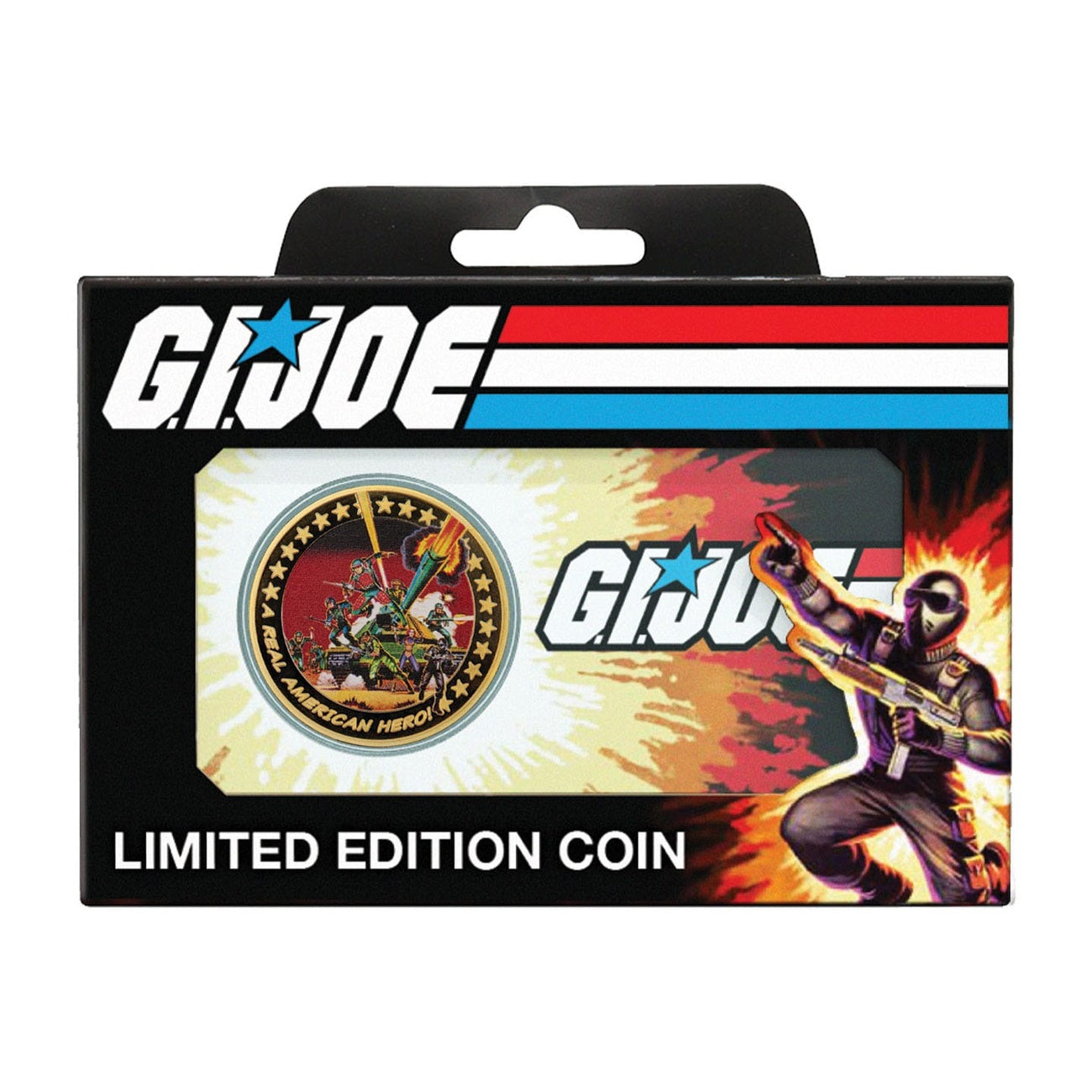 Immagine del prodotto G.I. Joe Moneta da collezione A Real American Hero 60º anniversario edizione limitata placcata oro 24k