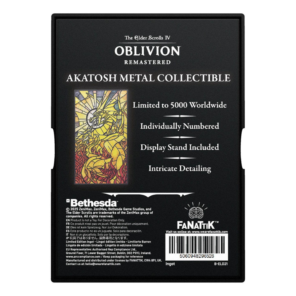 Immagine del prodotto The Elder Scrolls IV: Oblivion Lingotto di metallo Akatosh