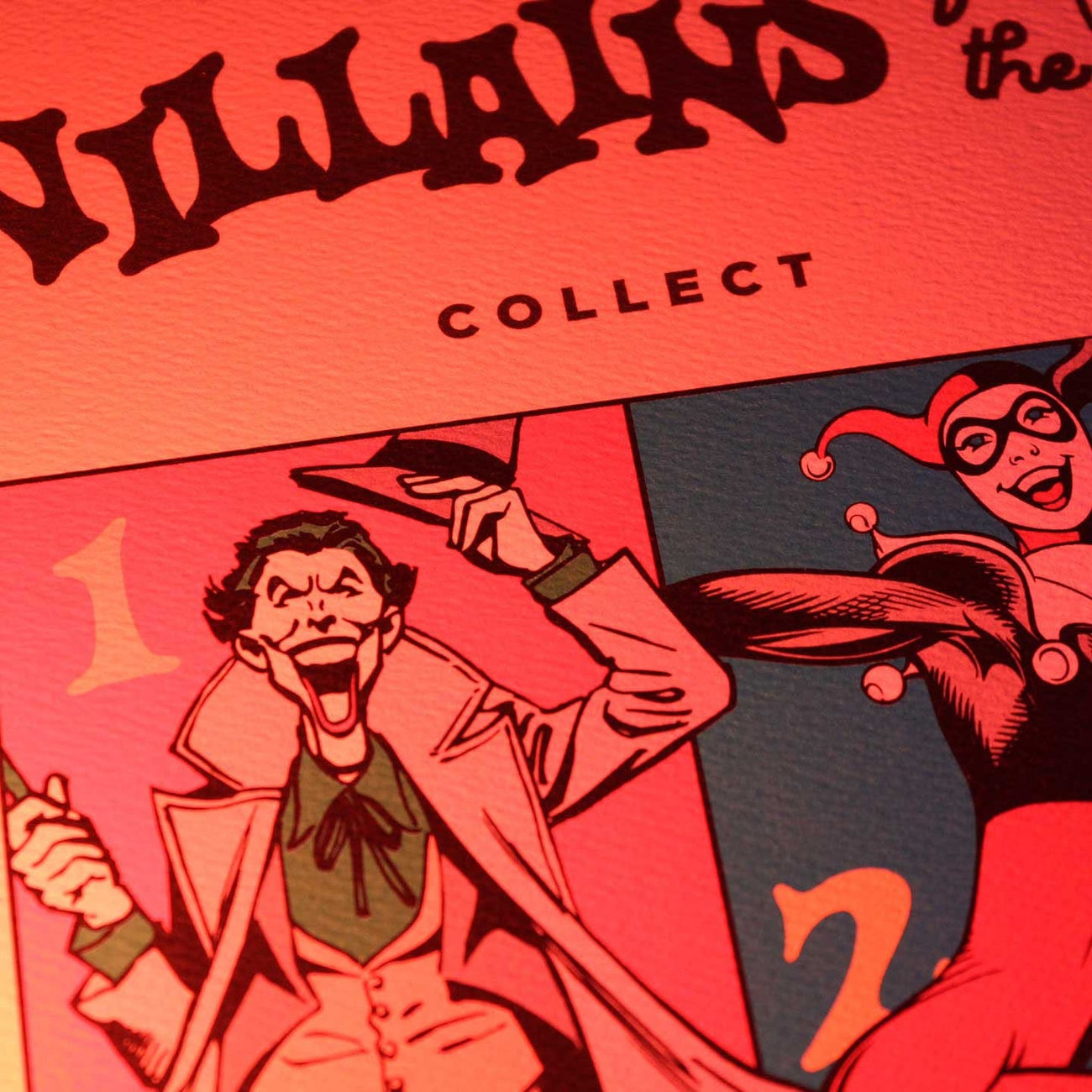 Product image DC Comics Art Print 90th Anniversary Villains Limited Edition 42 x 30 cm