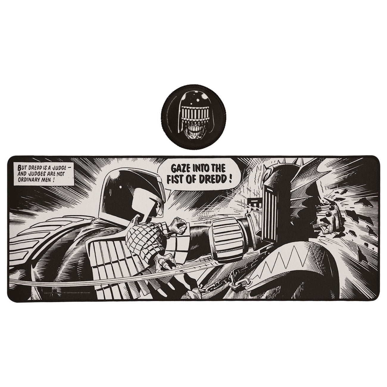 Immagine del prodotto 2000 AD Sottomano da scrivania & Sottobicchiere Judge Dredd