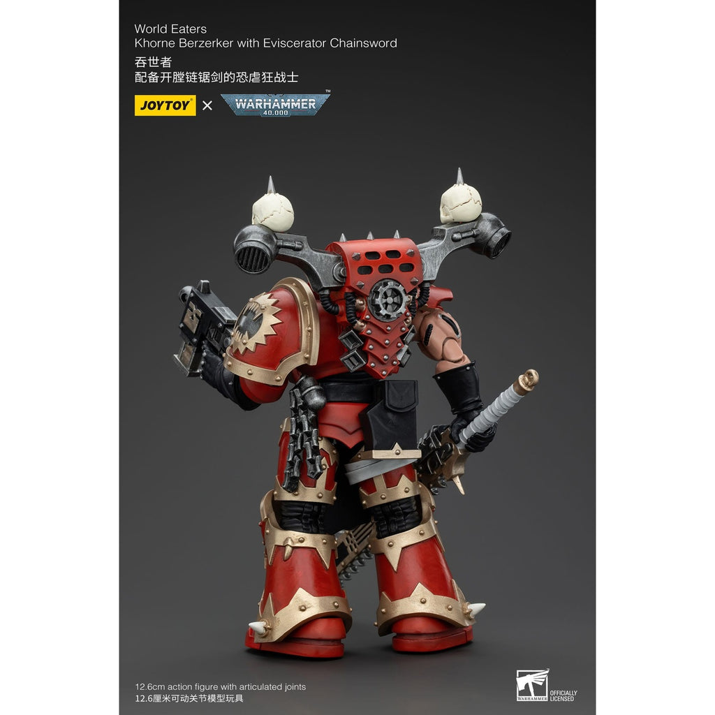 Immagine del prodotto Action figure Warhammer 40k 1/18 World Eaters Khorne Berzerker with Eviscerator Chainsword 13 cm
