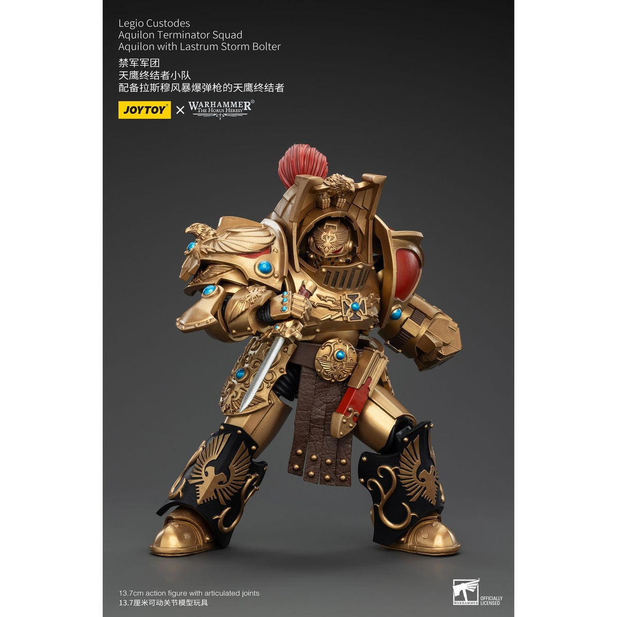 Immagine del prodotto Warhammer The Horus Heresy action figure 1/18 Legio Custodes Aquilon Terminator Squad Aquilon con Lastrum Storm Bolter 14