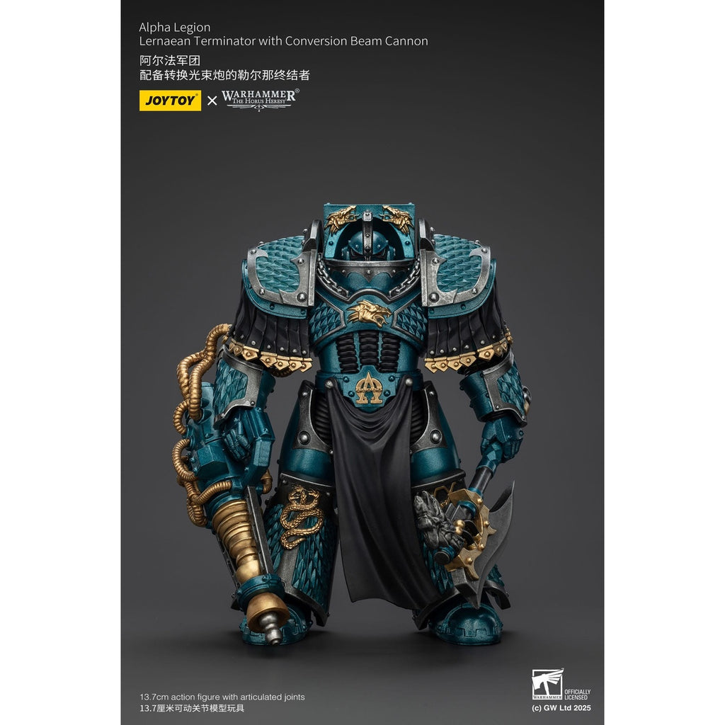 Immagine del prodotto Warhammer The Horus Heresy action figure Alpha Legion Lernaean Terminator con Conversion Beam Cannon 20 cm