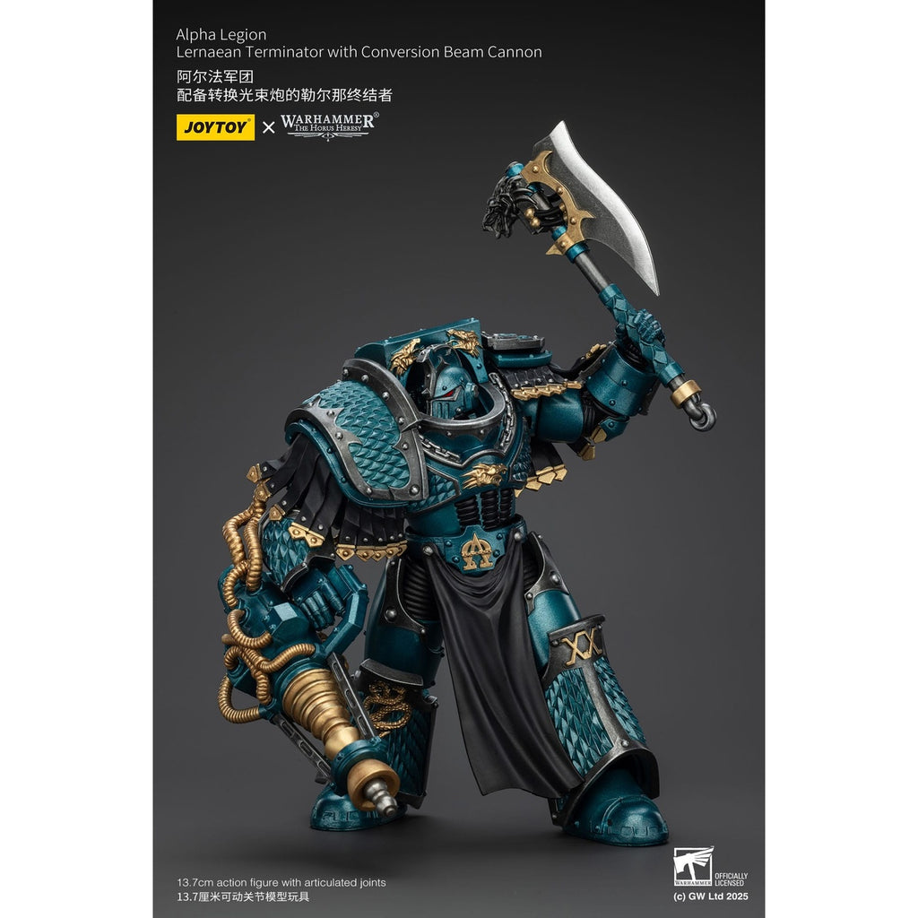 Immagine del prodotto Warhammer The Horus Heresy action figure Alpha Legion Lernaean Terminator con Conversion Beam Cannon 20 cm