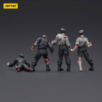 Product image Zombie Dark Source Action Figures 4-Pack Security Guards 8 cm