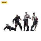 Product image Zombie Dark Source Action Figures 4-Pack Security Guards 8 cm