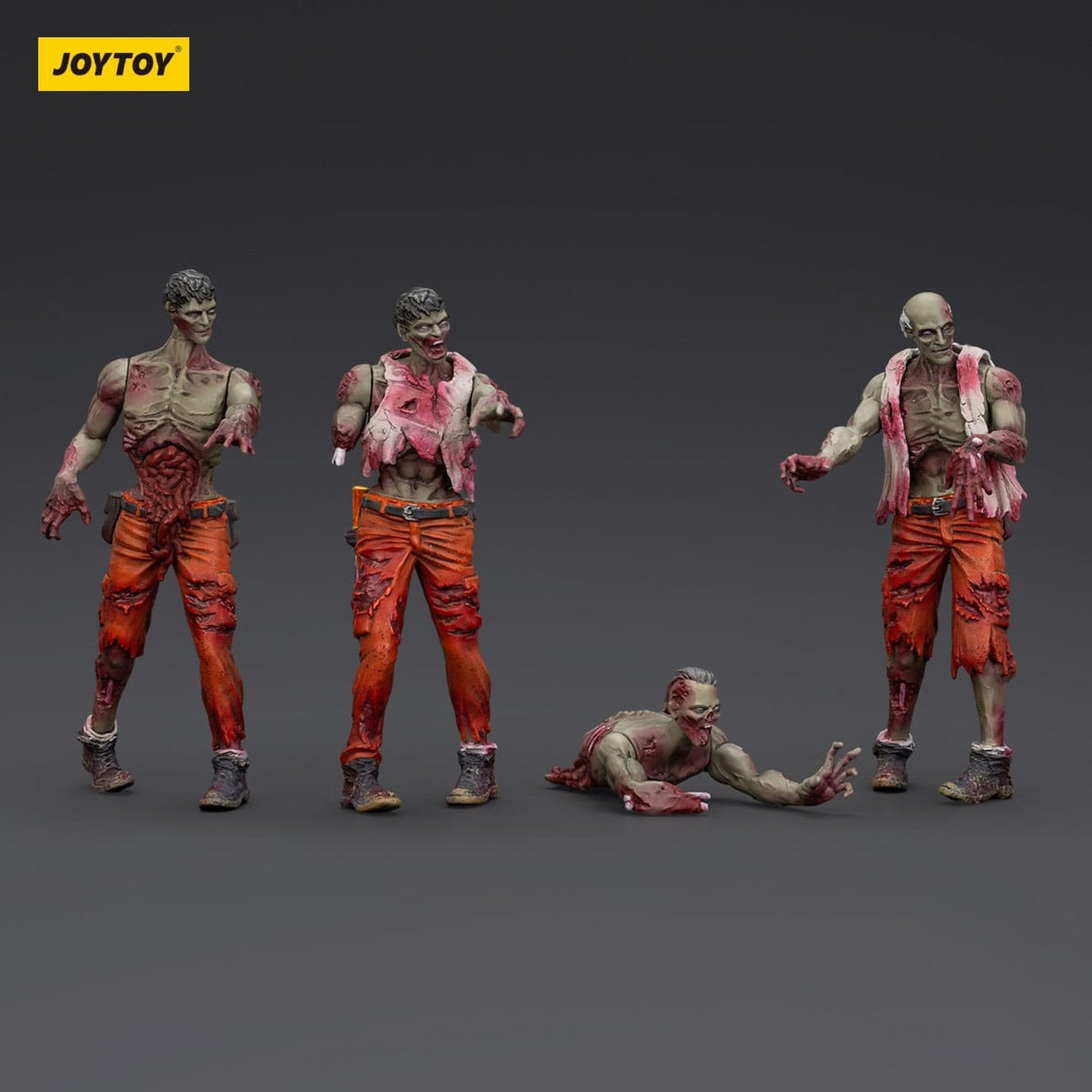 Immagine del prodotto Zombie Dark Source action figure set da 4 Mechanic Team 8 cm