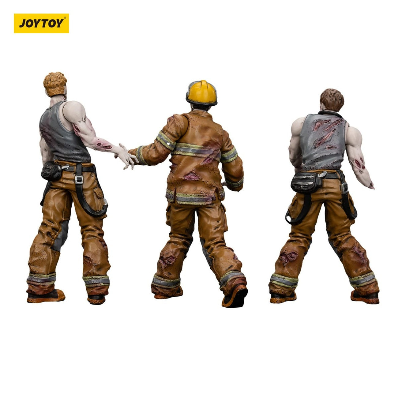 Immagine del prodotto Zombie Dark Source action figure set da 3 Firefighters 8 cm