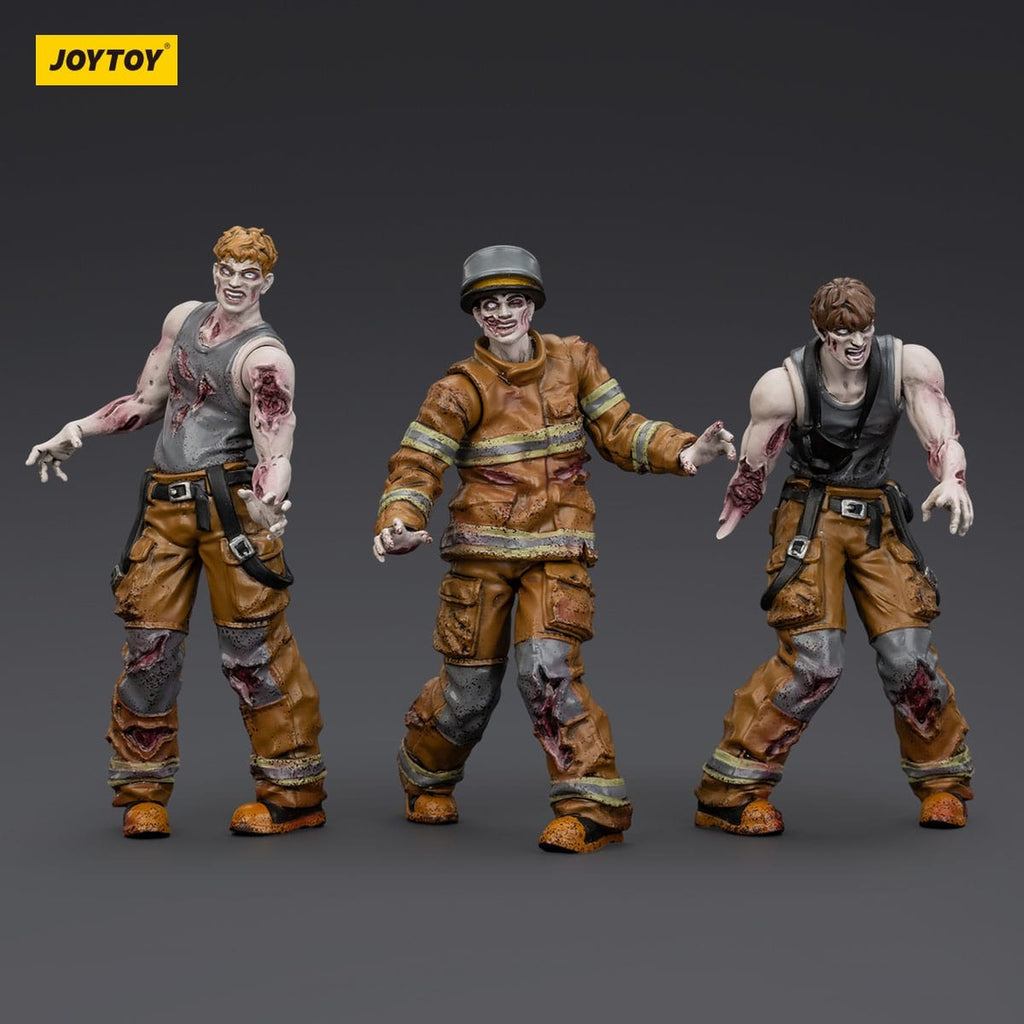 Immagine del prodotto Zombie Dark Source action figure set da 3 Firefighters 8 cm
