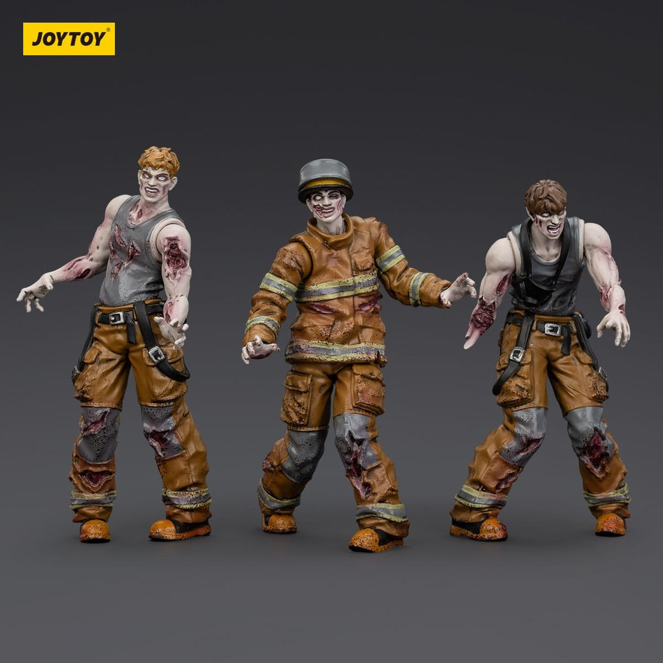 Immagine del prodotto Zombie Dark Source action figure set da 3 Firefighters 8 cm