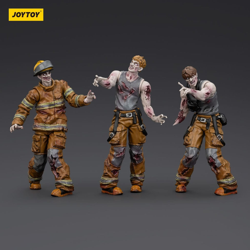 Immagine del prodotto Zombie Dark Source action figure set da 3 Firefighters 8 cm