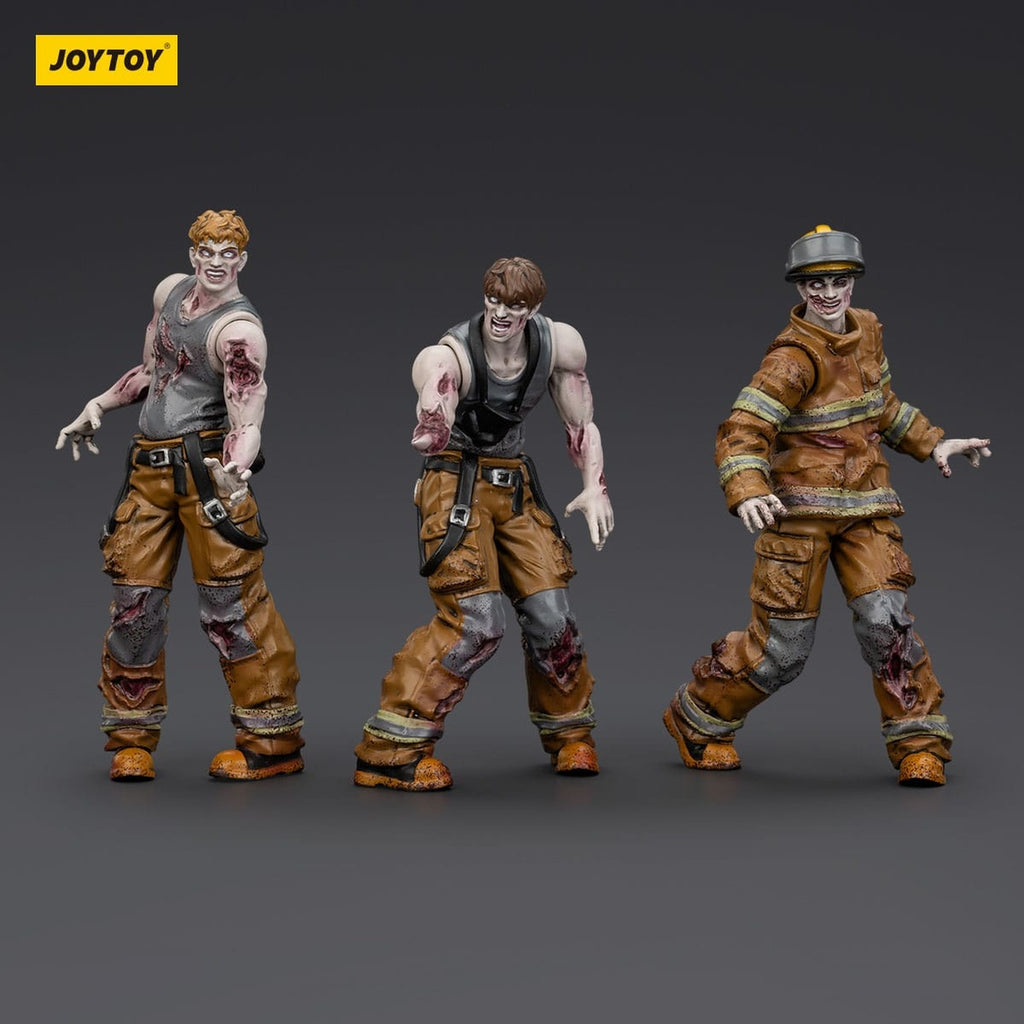 Immagine del prodotto Zombie Dark Source action figure set da 3 Firefighters 8 cm