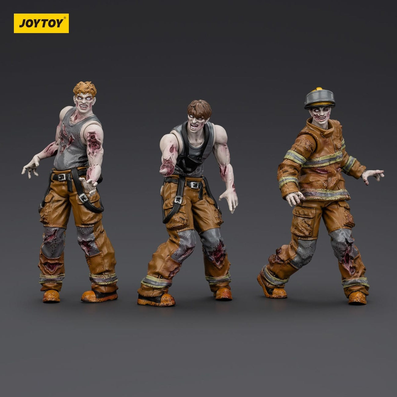 Immagine del prodotto Zombie Dark Source action figure set da 3 Firefighters 8 cm