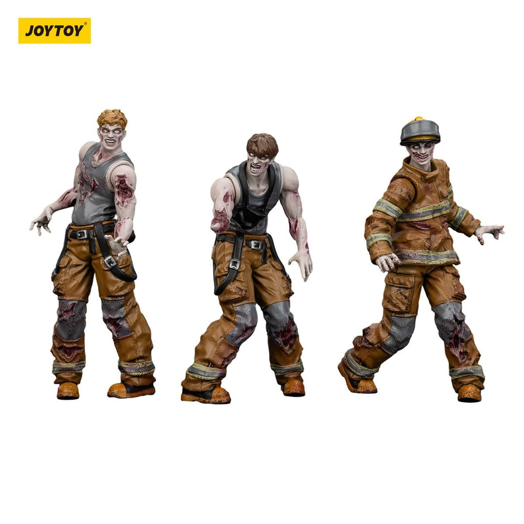 Immagine del prodotto Zombie Dark Source action figure set da 3 Firefighters 8 cm