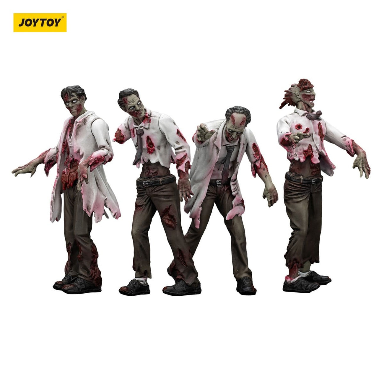 Immagine del prodotto Zombie Dark Source action figure set da 4 Scientists (Male) 8 cm