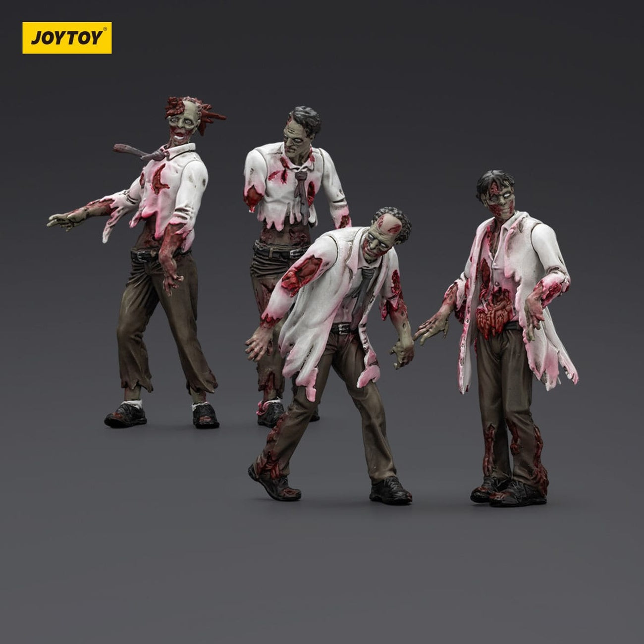 Immagine del prodotto Zombie Dark Source action figure set da 4 Scientists (Male) 8 cm