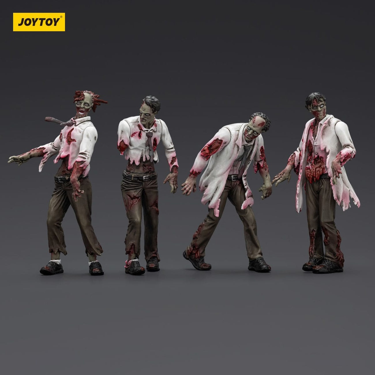 Immagine del prodotto Zombie Dark Source action figure set da 4 Scientists (Male) 8 cm