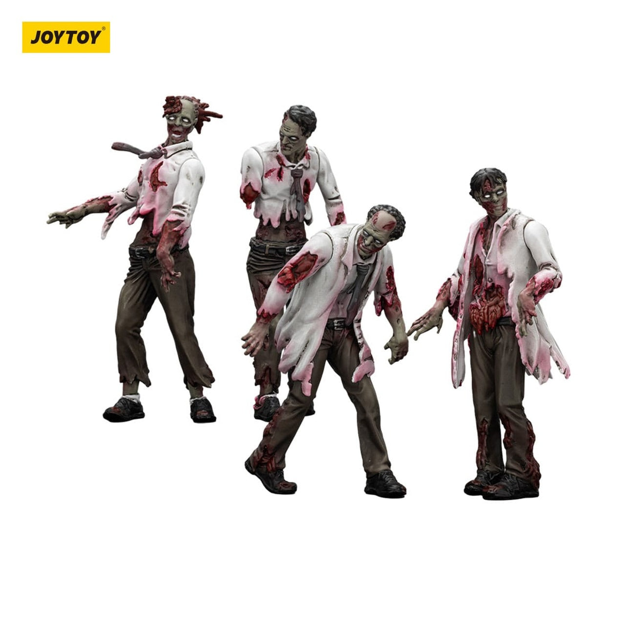 Product image Zombie Dark Source Action Figures 4-Pack Scientists (Male) 8 cm
