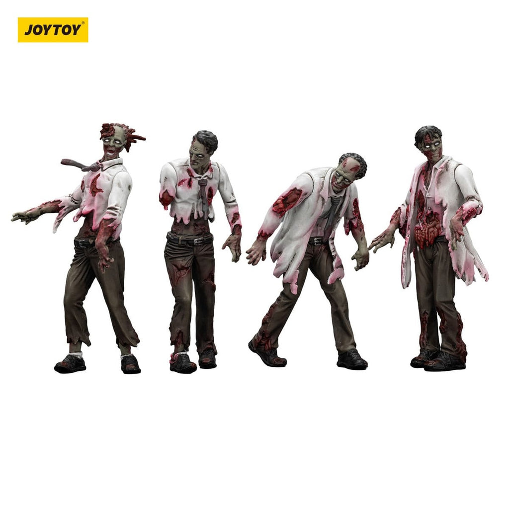 Product image Zombie Dark Source Action Figures 4-Pack Scientists (Male) 8 cm