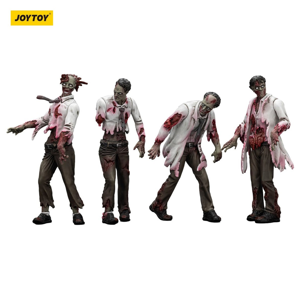 Product image Zombie Dark Source Action Figures 4-Pack Scientists (Male) 8 cm