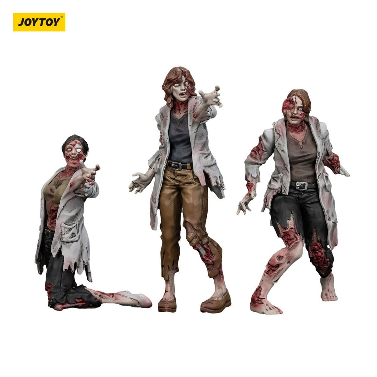 Immagine del prodotto Zombie Dark Source Action Figure Confezione da 3 Scientists (Female) 8 cm
