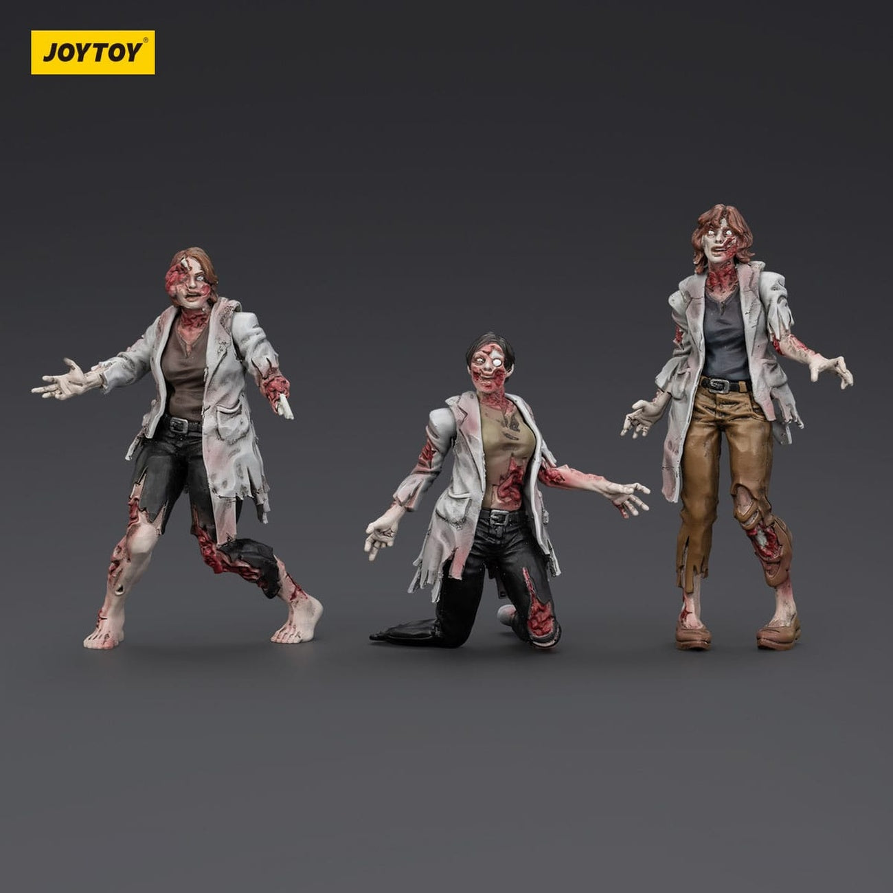 Immagine del prodotto Zombie Dark Source Action Figure Confezione da 3 Scientists (Female) 8 cm