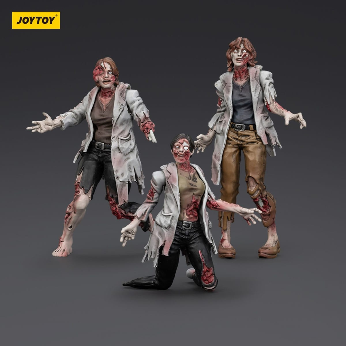 Immagine del prodotto Zombie Dark Source Action Figure Confezione da 3 Scientists (Female) 8 cm