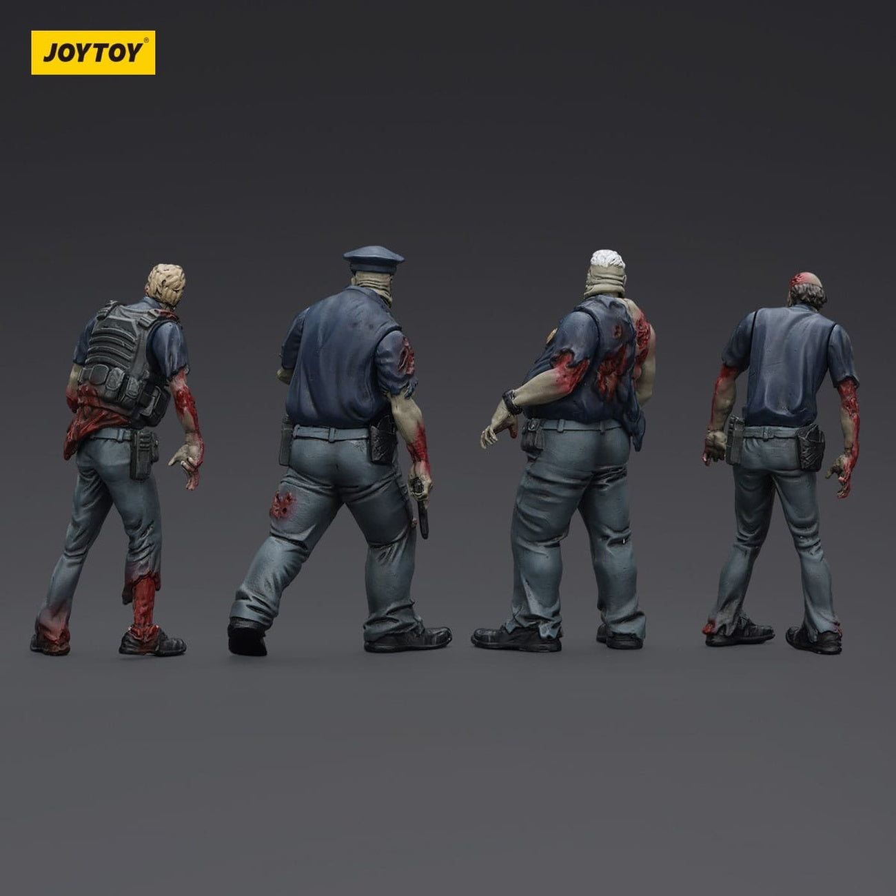 Immagine del prodotto Zombie Dark Source action figure Set da 4 Police (Male) 8 cm