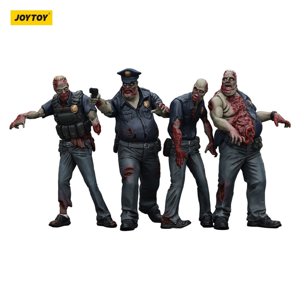 Product image Zombie Dark Source Action Figures 4-Pack Police (Male) 8 cm