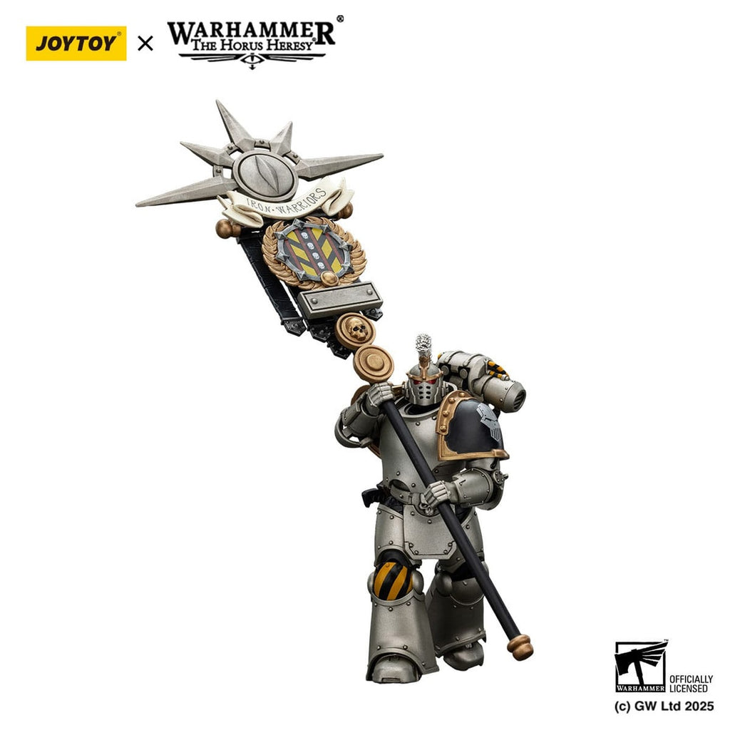 Immagine del prodotto Warhammer The Horus Heresy Action figure 1/18 Iron Warriors Command Squad Chosen con Legion Standard 12 cm