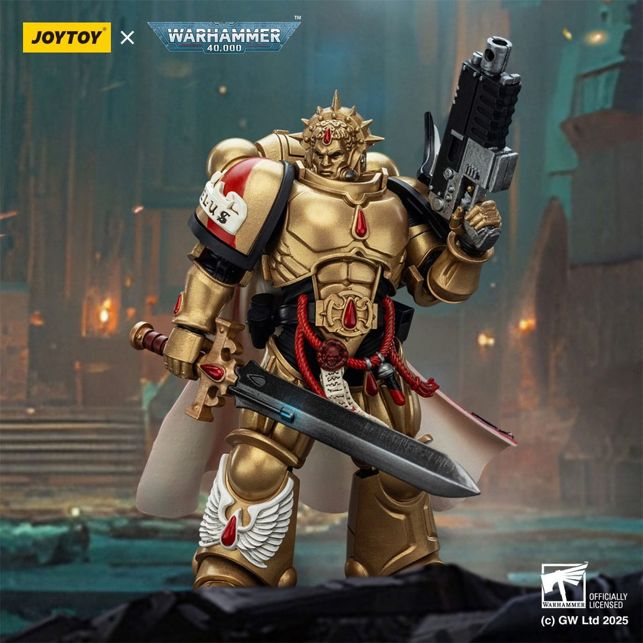 Product image Warhammer 40,000: Combat Patrol Blood Angels Action Figure Captain with Heavy Bolt Pistol & Power Sword 20 cm