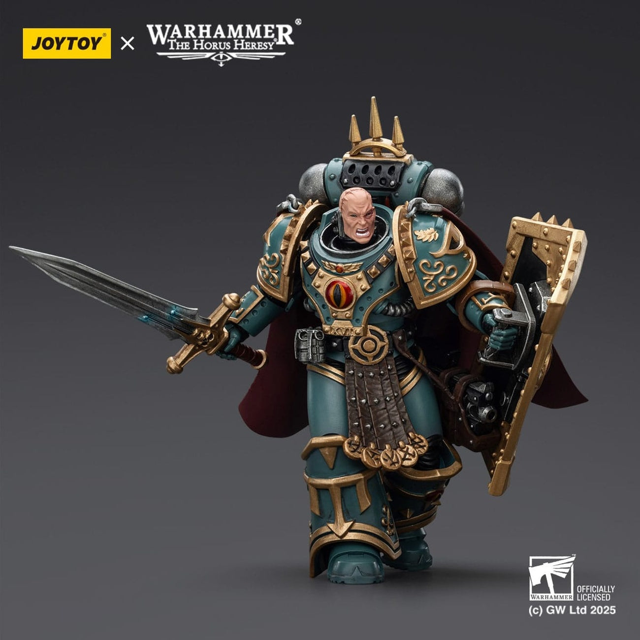 Immagine del prodotto Warhammer The Horus Heresy action figure Sons of Horus Little Horus Aximand Captain of the 5th Company 20 cm