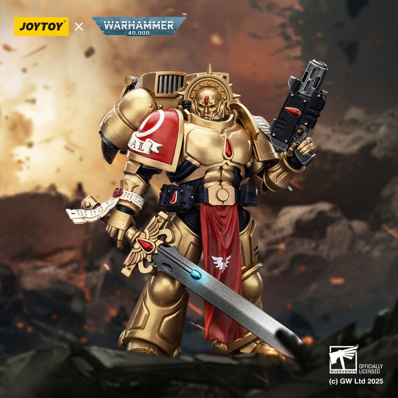 Product image Warhammer 40,000: Combat Patrol Blood Angels Action Figure Sanguinary Guard 1 with Inferno Pistol and Encarmine Blade 20 cm