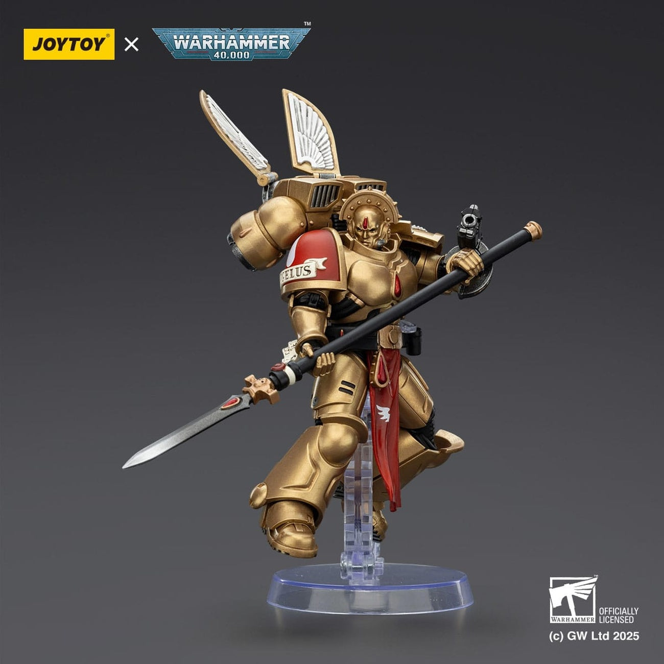 Product image Warhammer 40,000: Combat Patrol Blood Angels Action Figure Sanguinary Guard 2 with Angelus Boltgun and Encarmine Spear 20 cm