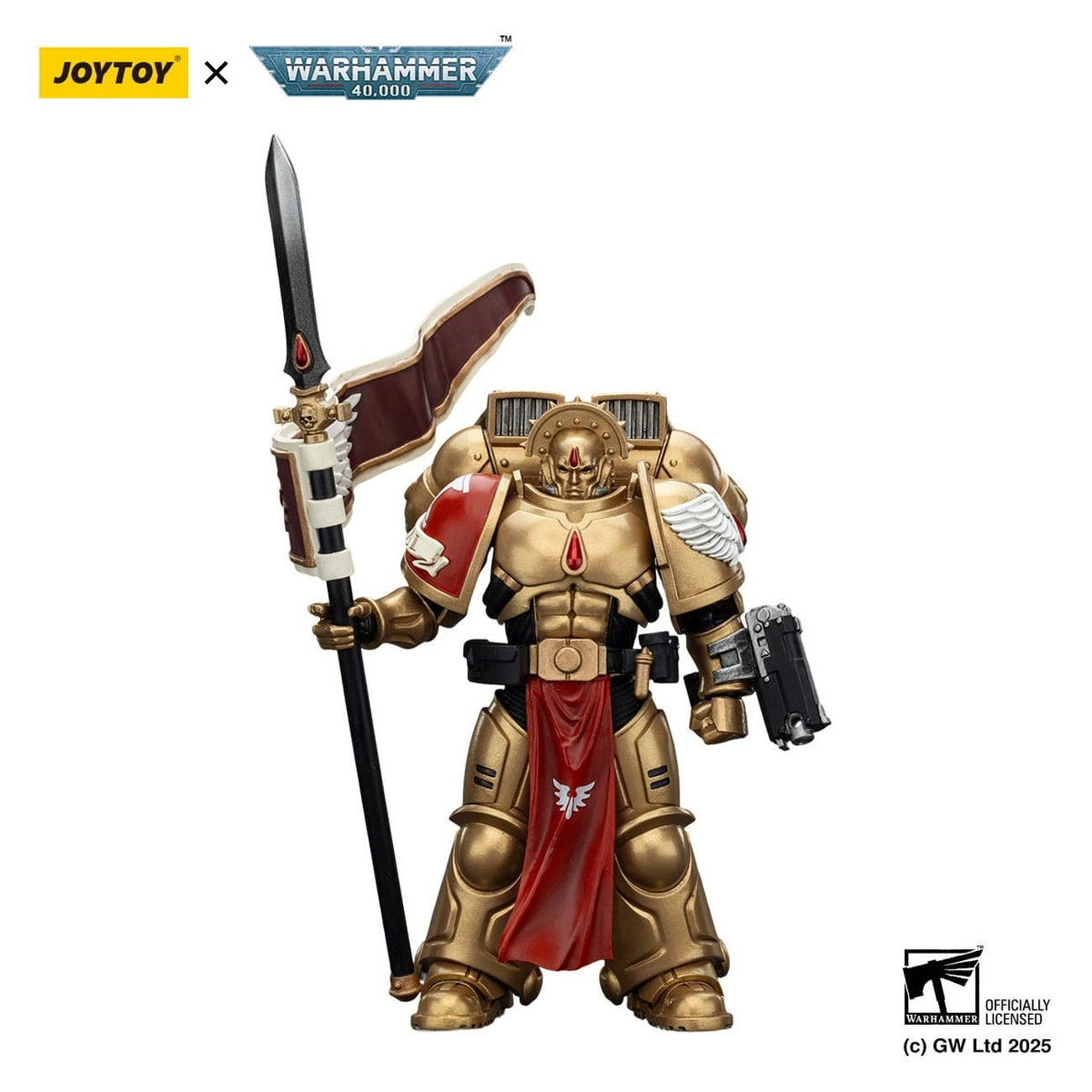 Product image Warhammer 40,000: Combat Patrol Blood Angels Action Figure Sanguinary Guard 3 with Angelus Boltgun and Encarmine Spear 20 cm