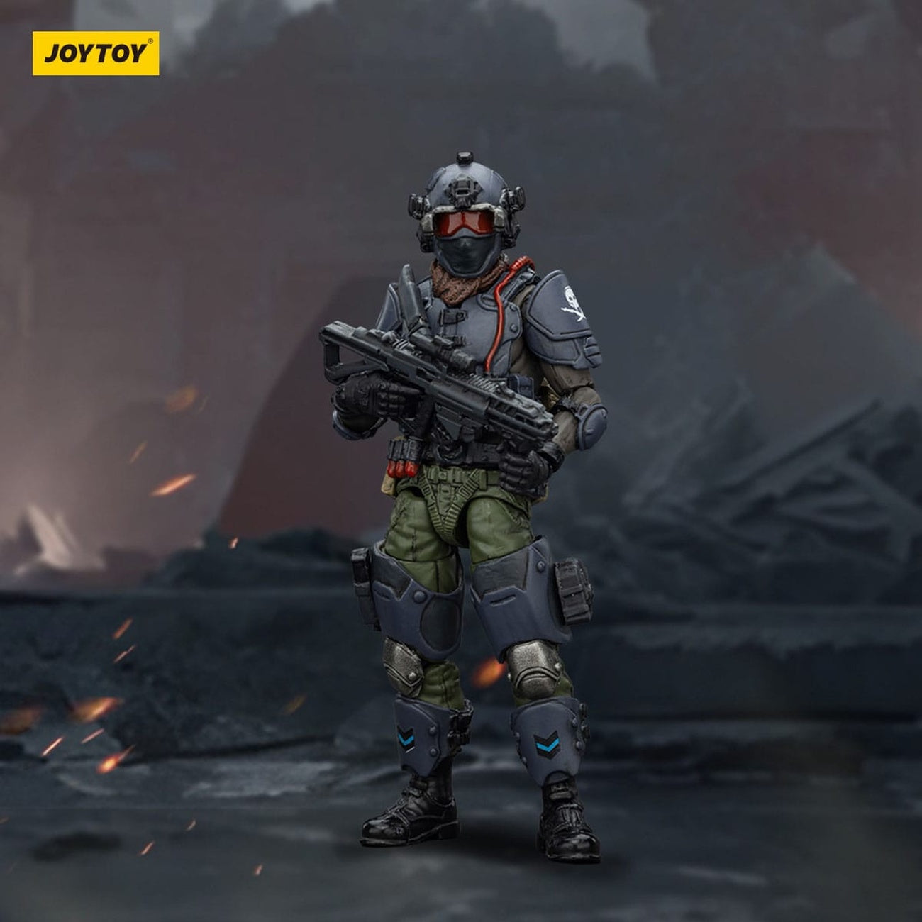 Product image APOC Series Dark Source Action Figure Stellar Scar Assault Team Ghostmanganese 11 cm