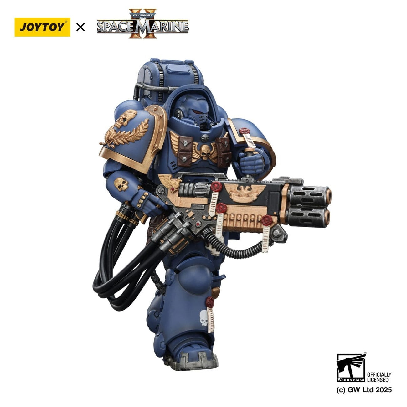 Immagine del prodotto Warhammer 40,000: Space Marine 2 Action figure Ultramarines Heavy Artificer Armor con Relic Multi-Melta 13 cm