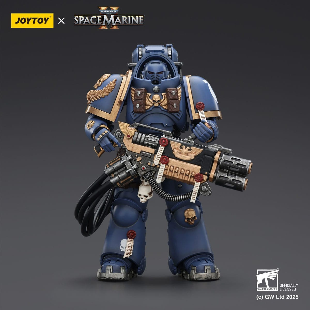 Immagine del prodotto Warhammer 40,000: Space Marine 2 Action figure Ultramarines Heavy Artificer Armor con Relic Multi-Melta 13 cm